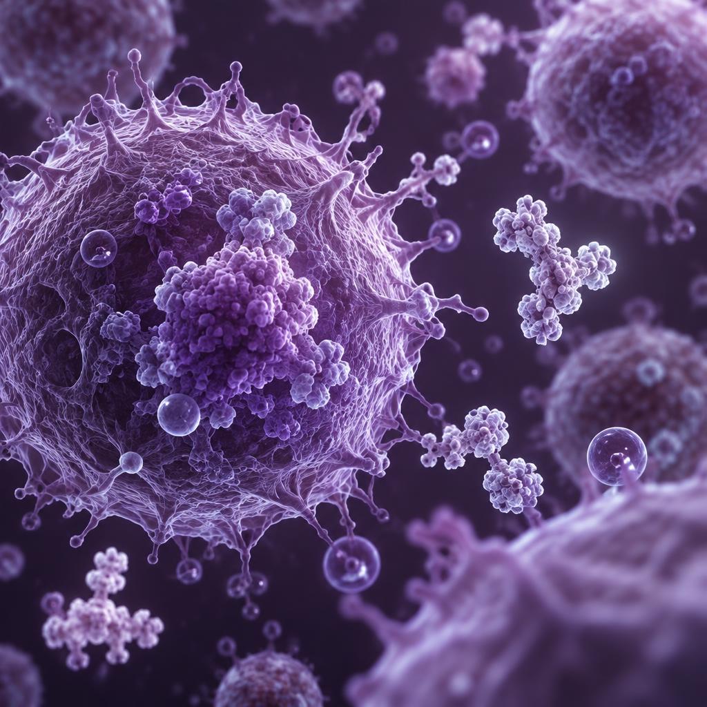 Scientific visualization of cellular and molecular structures